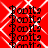 Red background with white diamond pattern; black text 'Yodit?' repeated vertically in four , each containing five 'Yodit?' instances and one 'amira' instance at the bottom