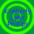 Four identical circular icons with green concentric rings on a solid green background, each displaying blue text reading Kimberly Lynn Phillips.