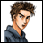 Pixelated anime-style character portrait with dark hair and blue hoodie on left, next to black background with white text "Anime IM" and stylized "CIM" logo on right.