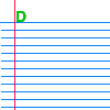 repeated 'Dear Santa' text in green and red on lined paper, with partial text variations and two heart icons at the bottom right