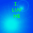 Green text 'I LUV ME' on blue gradient background with subtle light effects, four identical arranged in a