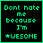 six identical pixel-art displays green text on black backgrounds with a single star symbol shifting position across the word 'AWESOME' in each