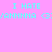 Four identical pixelated text in cyan on pink and purple backgrounds with 'I HATE JANNNA <3' repeated