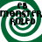 Four identical green and white spiral icons arranged in a , each containing text elements