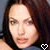 Four- of a person with long brown hair, showing sequential facial expression changes from neutral to smiling and back
