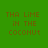 Four green display pixelated brown text reading 'THA LiME IN THE COCONUT' with varying background brightness levels