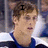 A four- shows a person in a blue and white hockey jersey with text overlays reading I, LOVE, HOCKEY