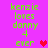 Pixelated text and heart symbols on a bright pink background with green lettering.