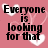 Pink background with white heart outlines and black text reading "Everyone is looking for that special someone... but me? I already found him..".