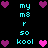 Pixelated icon with cyan text and heart symbols on black background, showing animated heart color changes between purple and pink.
