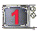 15 numbered icons with colored digits on gray backgrounds, each framed by metallic borders and side chains