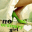 Pixelated image showing a green cartoon character with brown hair holding an object, partially obscured text reading 'no' and 'ah', light background.