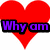 Red heart shapes with purple text fragments arranged in a on a white background