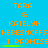 Blue background with orange text repeating 'TARA & KATELYN' and 'HEBESHOFFS ...I PROMISE...I PROMISE...I PROMISE' in a pattern