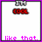 Pixelated icon with 'COOL' text, 'like that.' text, and a heart symbol in different frames.