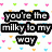 Static image with black text on white background featuring six phrases about being the 'milky to my way', 'pop to my tart', etc., over colorful heart pattern.