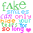 Pixelated text and heart symbols in multiple colors arranged in a pattern with repeated phrases