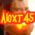 six pixelated images with overlaid text, each showing a different character or scene with bold, colored text overlays