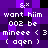 Pixelated purple background with white text reading 'want hiim 002 be mineee < 3 (aqen )' and '8x' symbols, no visible animation changes.