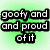 A four- of pixelated text-based images with distinct backgrounds and color schemes