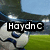 A soccer ball on a field with changing text overlays reading 'HaydnC', 'Rules', and 'Superclubs' across three views.