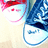 Pixelated image of two anime-style characters with distinct color schemes and facial features.