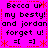 Pixelated text and symbols on a bright pink background with red decorative elements, arranged in four identical quadrants.