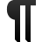 Black wireframe icon with rounded top left corner and two vertical bars on a light gray background.