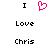 Pixelated text and a pink heart symbol arranged in three on white background