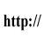 Static image displays black text on white background with partial URL and gray rectangle, showing 'http:// www. geo cities. com/ zmel linger' in distinct segments.