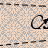 A contact sheet of 10 sequential frames from an animated icon featuring stylized black text on a light beige background with dashed line borders, showing partial and full views of band name text.