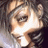 A 48x48 pixel buddy icon featuring a side-profile anime-style character with brown hair and closed eyes on the left, paired with "Anime IM" text in white pixelated font on black background to the right.