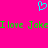 A static image with a bright pink background, a cyan pixelated heart symbol at the top center, and green pixelated text reading "I love Joke" repeated twice horizontally.