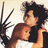 Pixelated image of two people embracing, one with dark hair holding a scissor-like object, with text labels 'Edward' and 'Scissor Hands' on a white and gray background.