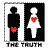 A 48x48 pixel animated contact sheet showing three frames of a black-and-white stick figure icon with red heart symbols, arranged in a 2x2 grid with one empty gray cell.