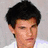 Six show a person with dark hair in various poses and expressions, including smiling, neutral, and pointing gestures