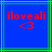 Blue background with green lines, red text 'iloveali' and '<3', two identical frames side-by-side