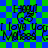 Blue and green checkered background with repeated dark blue text and symbols reading 'Hogy! I love you! Maroos' in a pixelated style.