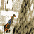 Spider-Man in blue and red costume swings across rocky terrain with orange web trails, text overlay reads 'GO FOR THE ULTIMATE SPIN!' and 'SPIDER-MAN sony.com/spider-man'