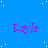 Blue background with white dots and repeated pink text 'Kayla' in a pattern, with a gray rectangle in the bottom right corner