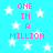 Pixelated cyan background with white stars and pink text reading "ONE IN A MILLION" repeated four times in a