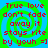 Red text on a green and blue spiral background reads "True love don't fade away it stays rite by youh =]" in four identical
