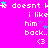 A bright pink background displays repeated text and star symbols in white, cyan, and purple with a gray rectangle partially obscuring the bottom-right corner.