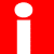 Red background with white text reading 'i love me' in large lowercase letters, partially cropped on the right side.