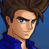 identical cartoon character headshots with red 'BULLI' text overlays, showing progressive lightning effects on the lower faces