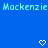 Blue background with repeated light blue text and white heart symbols in a pattern