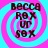 Four identical display dark brown text on a cyan and pink spiral background with no visible animation changes