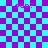 Pixelated cyan and purple checkered background with four 'sup?' text instances in pink, two overlays on the right side
