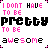 Pixelated text-based buddy icon with alternating pink and black lettering arranged in a contact sheet layout showing two animation frames side-by-side.