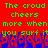 Green pixelated text on red background with blue pixelated crowd at bottom, repeating 'The crowd cheers more when you surf it' in two